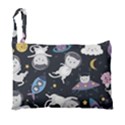 Space Cat Illustration Pattern Astronaut Foldable Grocery Recycle Bag View4