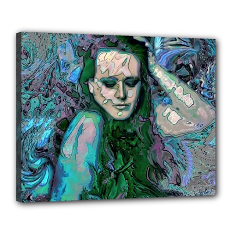 Alphonse Woman Canvas 20  X 16  (stretched) by MRNStudios