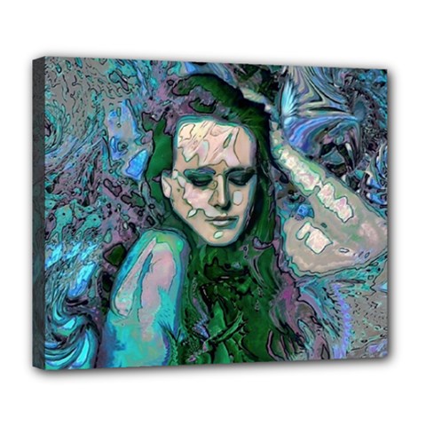 Alphonse Woman Deluxe Canvas 24  X 20  (stretched) by MRNStudios