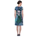 Alphonse Woman Short Sleeve Front Wrap Dress View2