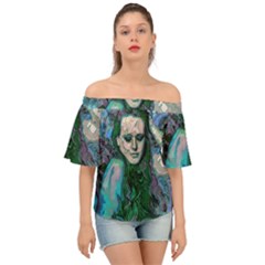 Alphonse Woman Off Shoulder Short Sleeve Top by MRNStudios