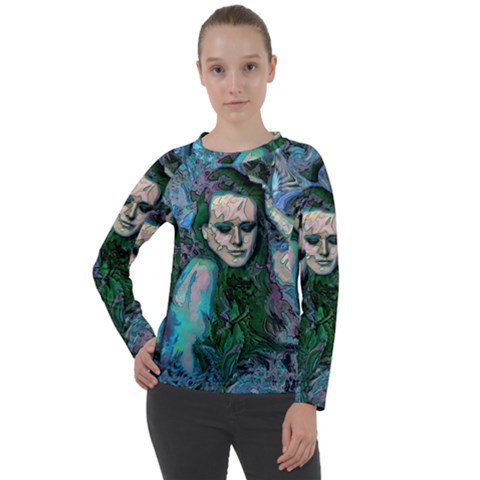 Alphonse Woman Women s Long Sleeve Raglan Tee by MRNStudios