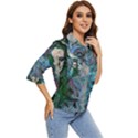 Alphonse Woman Women s Quarter Sleeve Pocket Shirt View2