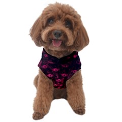 Peacock Pink Black Feather Abstract Dog Sweater by Wav3s