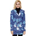 Cat Spacesuit Space Suit Astronaut Pattern Button Up Hooded Coat  View1