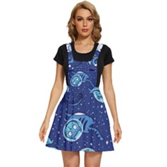 Cat Spacesuit Space Suit Astronaut Pattern Apron Dress by Wav3s