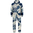 Japanese Wave Pattern Hooded Jumpsuit (Men) View1