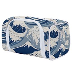 Japanese Wave Pattern Toiletries Pouch