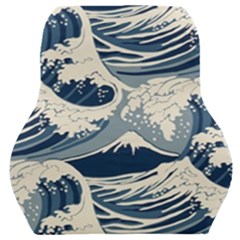 Japanese Wave Pattern Car Seat Back Cushion 