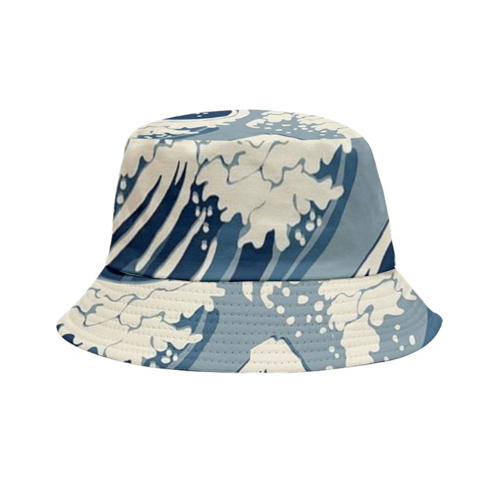 Japanese Wave Pattern Bucket Hat