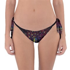 Peacock Feathers Reversible Bikini Bottoms by Wav3s