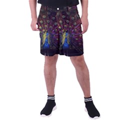 Peacock Feathers Men s Pocket Shorts by Wav3s