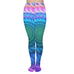 Peacock Feather Fractal Tights