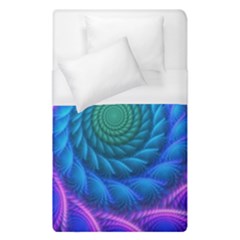 Peacock Feather Fractal Duvet Cover (single Size) by Wav3s