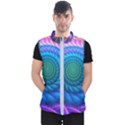 Peacock Feather Fractal Men s Puffer Vest View1