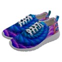 Peacock Feather Fractal Women Athletic Shoes View2