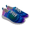 Peacock Feather Fractal Women Athletic Shoes View3