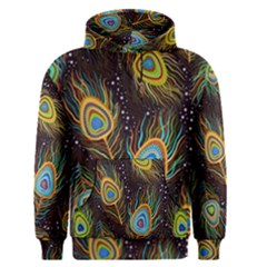 Pattern Feather Peacock Men s Core Hoodie