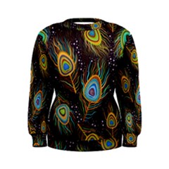 Pattern Feather Peacock Women s Sweatshirt