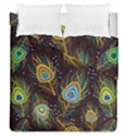 Pattern Feather Peacock Duvet Cover Double Side (Queen Size) View1