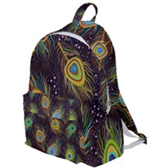 Pattern Feather Peacock The Plain Backpack by Wav3s