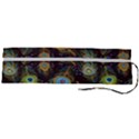 Pattern Feather Peacock Roll Up Canvas Pencil Holder (L) View2