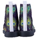 Pattern Feather Peacock Men s High-Top Canvas Sneakers View4