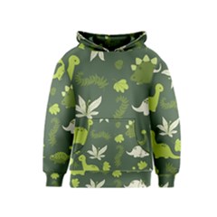 Cute Dinosaur Pattern Kids  Pullover Hoodie