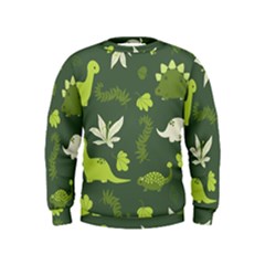 Cute Dinosaur Pattern Kids  Sweatshirt