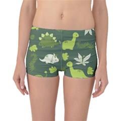 Cute Dinosaur Pattern Boyleg Bikini Bottoms by Wav3s