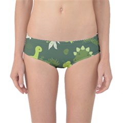 Cute Dinosaur Pattern Classic Bikini Bottoms by Wav3s