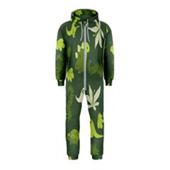 Cute Dinosaur Pattern Hooded Jumpsuit (kids)