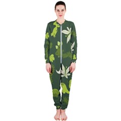 Cute Dinosaur Pattern Onepiece Jumpsuit (ladies)