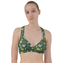 Cute Dinosaur Pattern Sweetheart Sports Bra by Wav3s