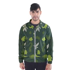 Cute Dinosaur Pattern Men s Windbreaker