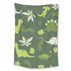 Cute Dinosaur Pattern Large Tapestry