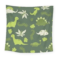 Cute Dinosaur Pattern Square Tapestry (large)