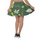 Cute Dinosaur Pattern Velvet Skater Skirt View2