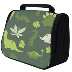 Cute Dinosaur Pattern Full Print Travel Pouch (big) by Wav3s