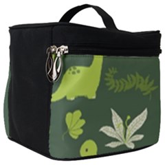 Cute Dinosaur Pattern Make Up Travel Bag (big) by Wav3s