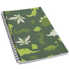 Cute Dinosaur Pattern 5 5  X 8 5  Notebook by Wav3s