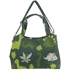 Cute Dinosaur Pattern Double Compartment Shoulder Bag by Wav3s