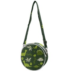 Cute Dinosaur Pattern Crossbody Circle Bag