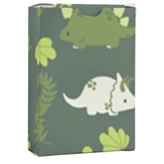 Cute Dinosaur Pattern Playing Cards Single Design (rectangle) With Custom Box