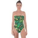 Dino Kawaii Tie Back One Piece Swimsuit View1