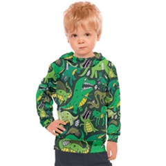 Dino Kawaii Kids  Hooded Pullover