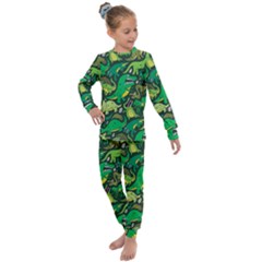 Dino Kawaii Kids  Long Sleeve Set 