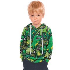 Dino Kawaii Kids  Overhead Hoodie