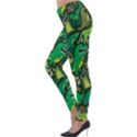 Dino Kawaii Lightweight Velour Leggings View3