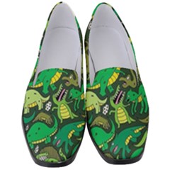 Dino Kawaii Women s Classic Loafer Heels by Wav3s